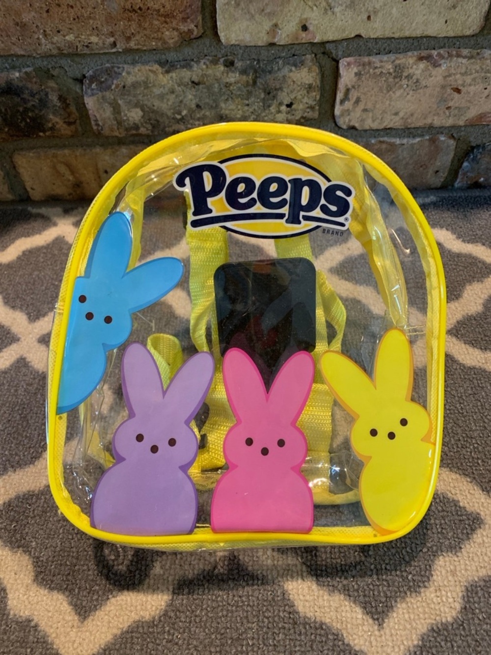Peeps Mini Backpack Clear Bag